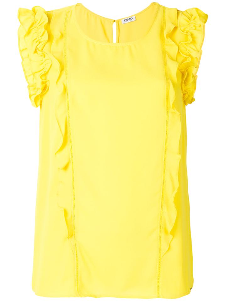 Liu Jo Tribal Sleeveless Blouse - Yellow & Orange