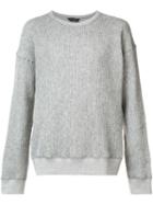 Wings+horns Thermal Jumper, Men's, Size: Xl, Grey, Cotton/polyamide/wool