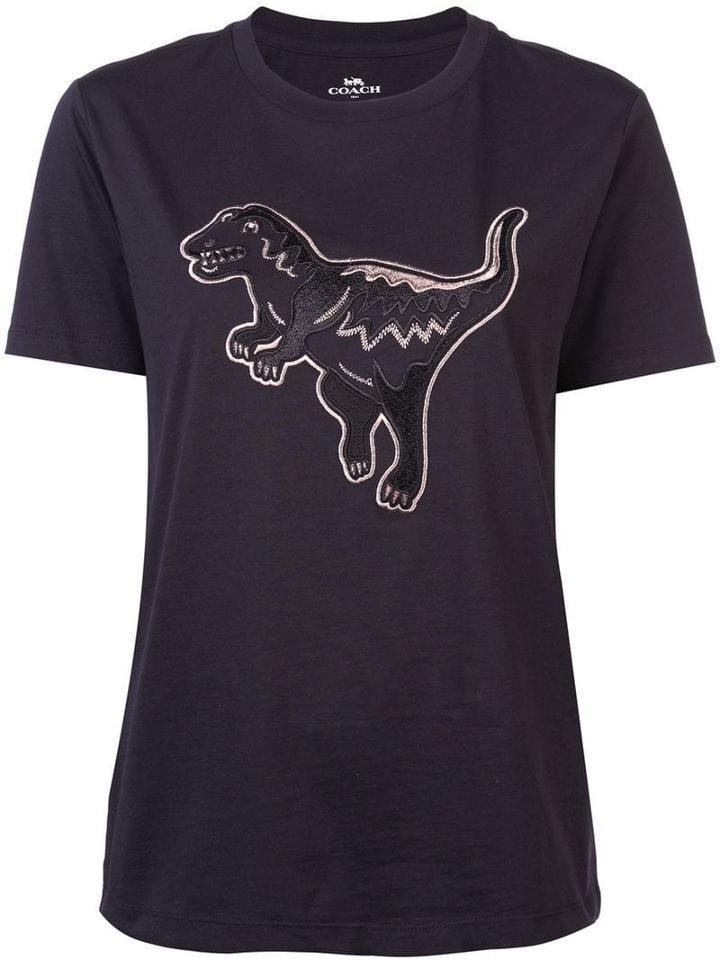 Coach Embroidered Rexy T-shirt - Black