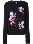 Kenzo Floral Embroidered Sweatshirt - Black
