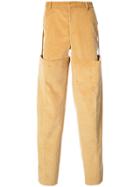Y / Project Extra Leg Slim Trousers - Yellow & Orange