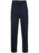 Forme D'expression Pinstripe Trousers - Black