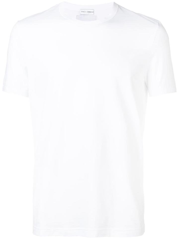 Dolce & Gabbana Rear Logo Patch T-shirt - White