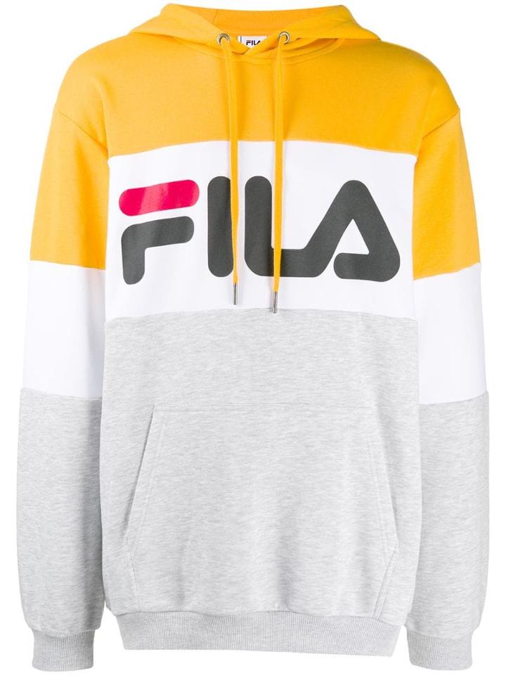 Fila Night Colour-block Hoodie - Grey
