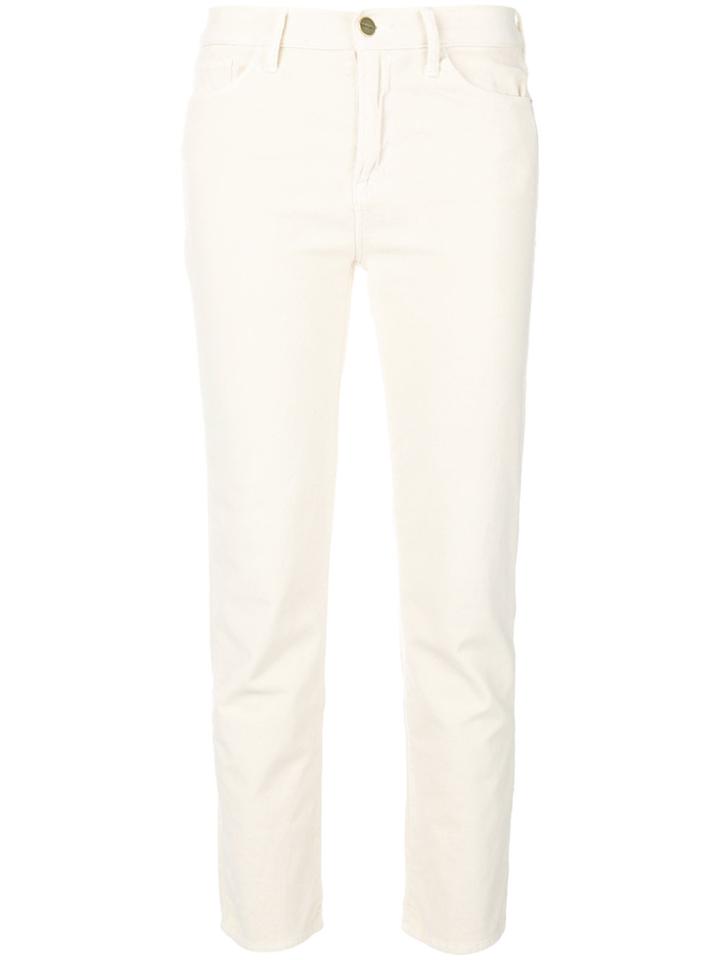 Frame Denim Skinny Jeans - White