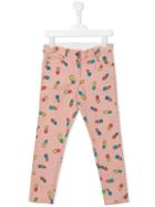 Stella Mccartney Kids Pineapple Print Nina Jeans, Girl's, Size: 12 Yrs, Pink/purple