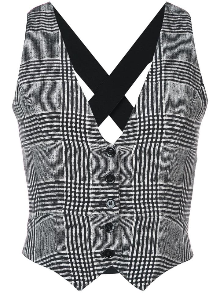 Fleur Du Mal Tailored Vest - Black