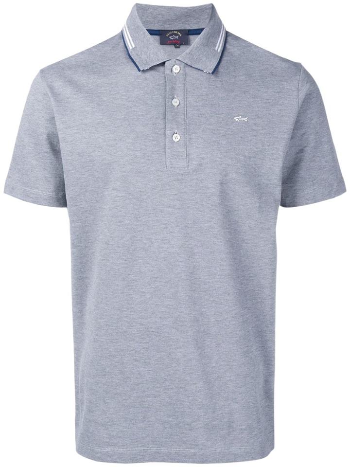 Paul & Shark Grey Polo Shirt
