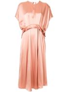 Roksanda Short Sleeve Dress - Pink & Purple