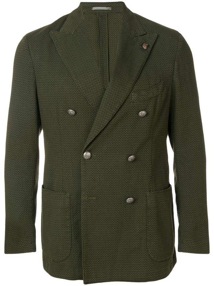Gabriele Pasini Slim Fit Military Jacket - Green