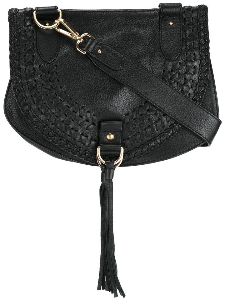 See By Chloé Medium Collins Crossbody Bag, Women's, Black, Calf Leather/cotton