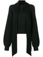 Chloé - Tie Neck Sweater - Women - - S, Black,