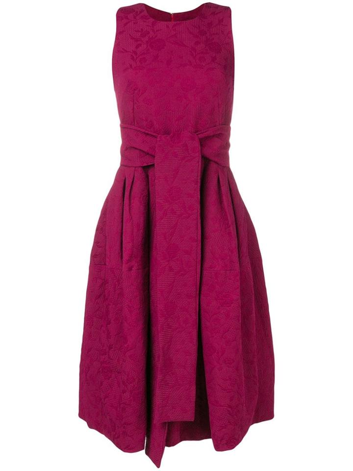 Samantha Sung Sleeveless Flared Midi Dress