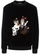 Dolce & Gabbana Western Designer's Patch Sweatshirt