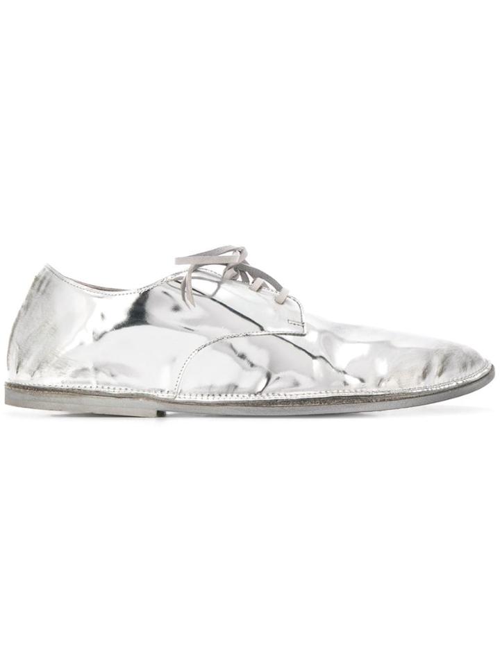Marsèll Metallic Lace-up Shoes - Silver
