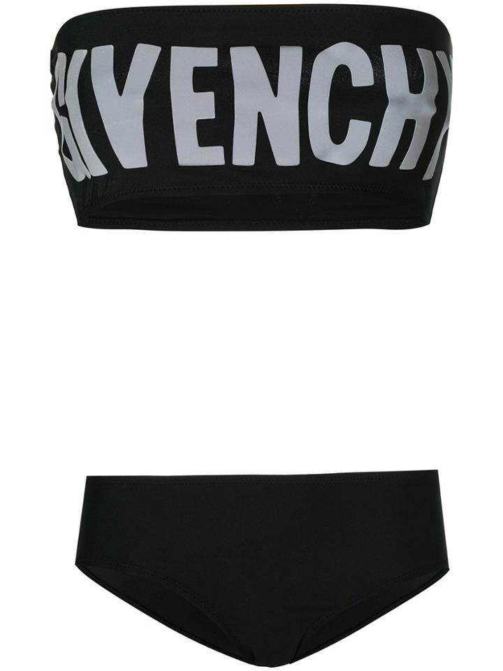 Givenchy Printed Logo Bikini - Black
