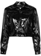 Proenza Schouler Pswl Vinyl Jacket - Black