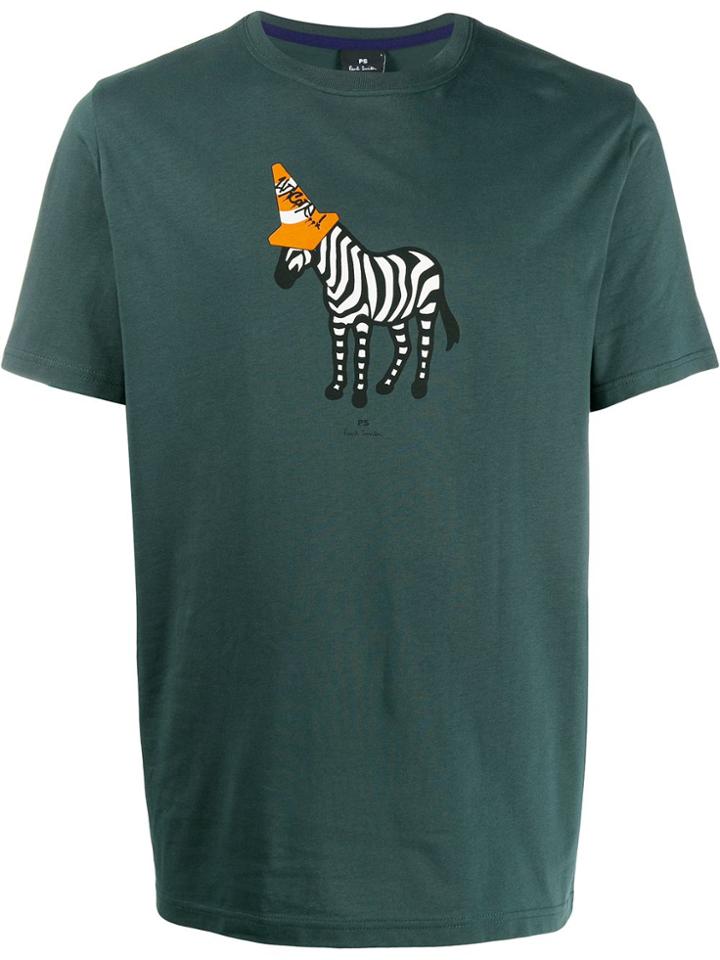 Ps Paul Smith Unicone-print T-shirt - Green