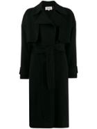 Diane Von Furstenberg Fann Belted Coat - Black
