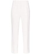 Khaite Catherine Straight-leg Trousers - White