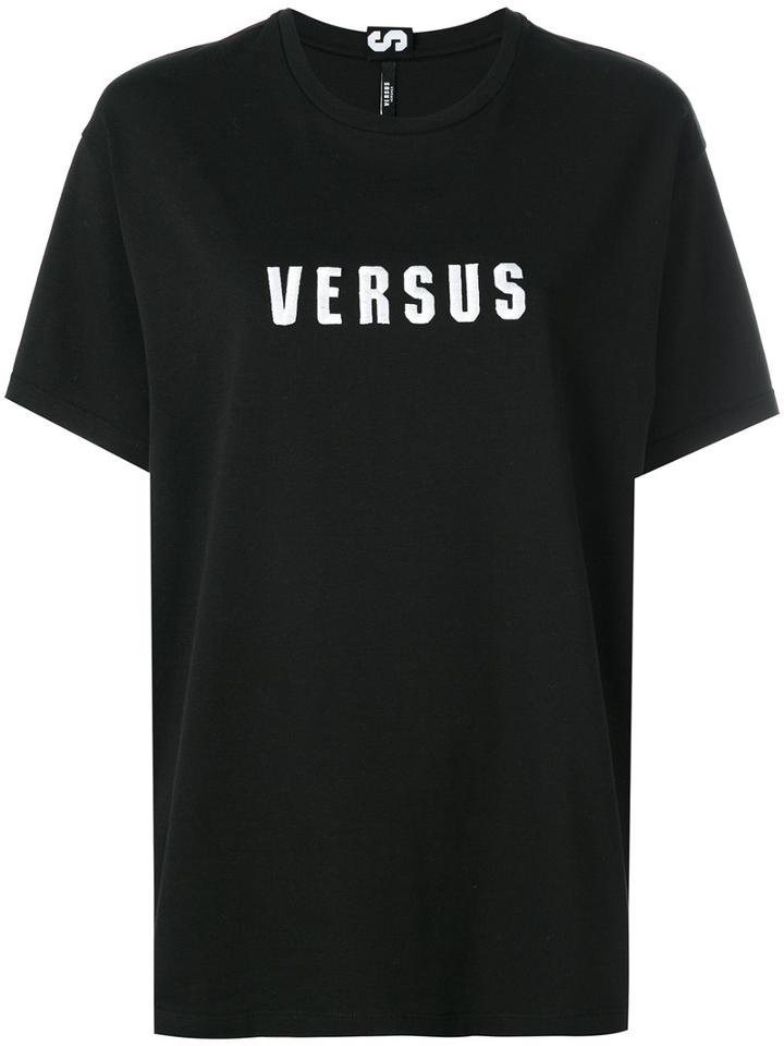 Versus - Versus Printed T-shirt - Women - Cotton/spandex/elastane - M, Black, Cotton/spandex/elastane