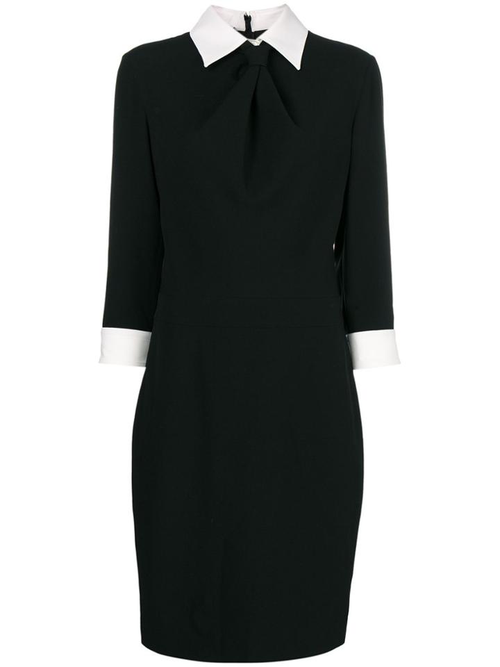 Moschino Contrast Collar Dress - Black