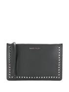 Marc Ellis Studded Rectangular-shaped Clutch - Black