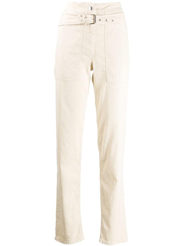 Vanessa Bruno Belted Trousers - Neutrals