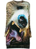 R13 Bear Grunge Sweater Dress - Green
