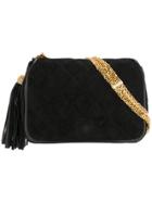 Chanel Vintage Bijou Fringe Chain Bag - Black