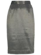 Christian Dior Vintage Pencil Skirt, Women's, Size: 42, Grey