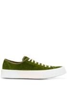 Ami Paris Low Top Vulcanized Trainers - Green