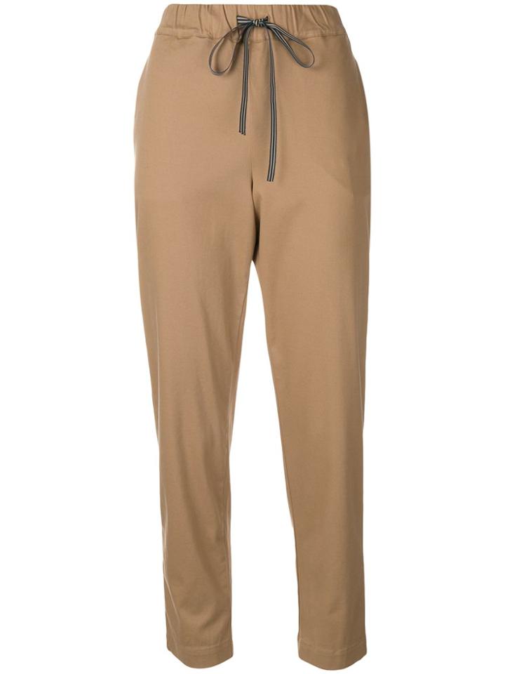 Semicouture Tapered Trousers - Nude & Neutrals