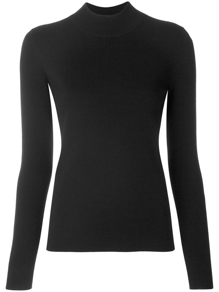 Joseph High Neck Jumper - Black