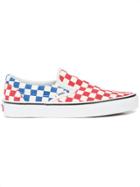 Vans Checkerboard Classic Slip-on Skate Shoes - White