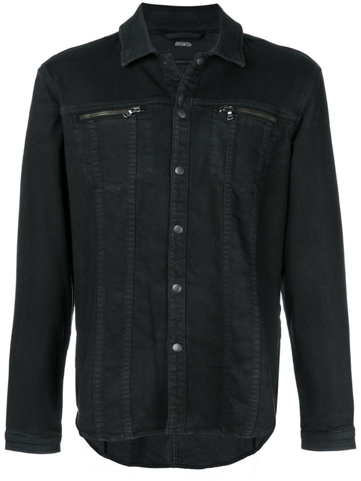 John Varvatos Denim Shirt Jacket - Black