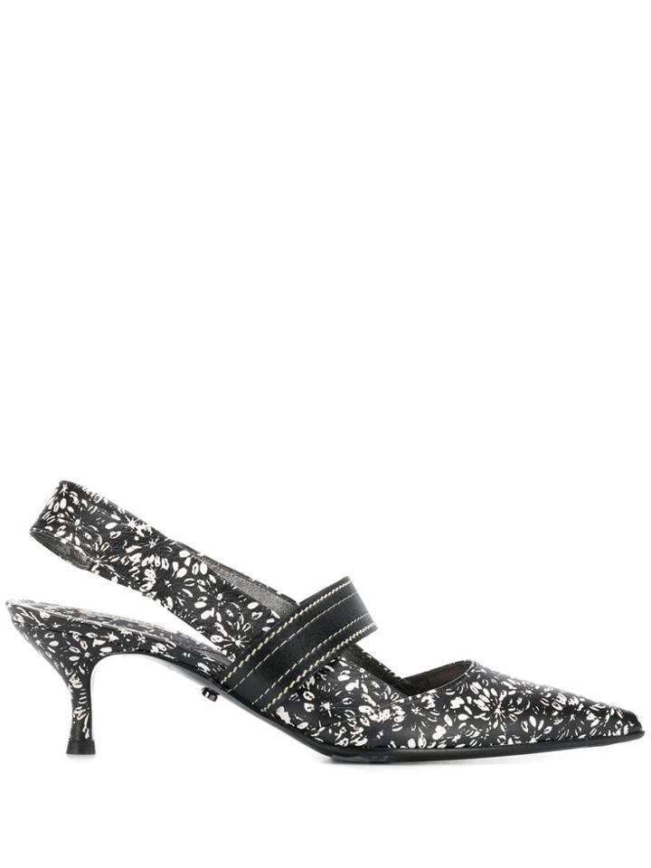 Dorothee Schumacher Pointed Slingback Pumps - Black