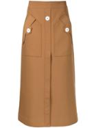 Ellery Ritzy Fence Skirt - Brown