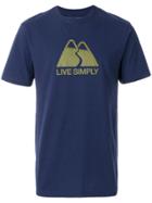 Patagonia Slogan Slim Fit T-shirt - Blue