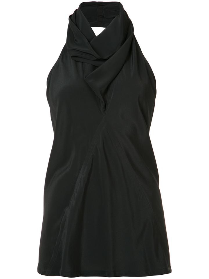 Rick Owens Naska Halter Top - Black