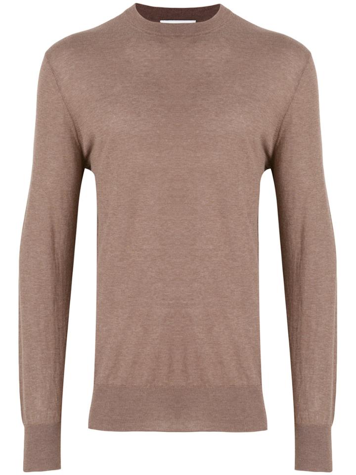 Ballantyne Crew Neck Sweater - Brown