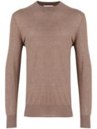 Ballantyne Crew Neck Sweater - Brown