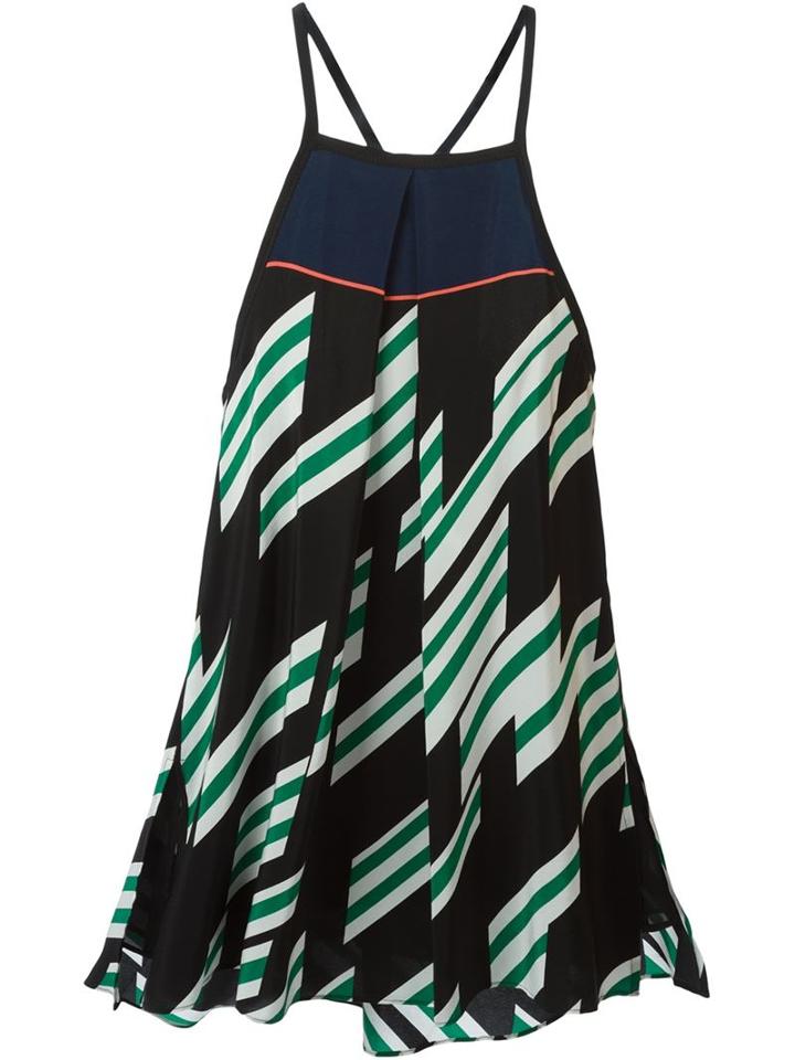 10 Crosby Derek Lam A-line Print Top