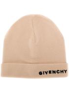 Givenchy Logo Beanie Hat - Neutrals