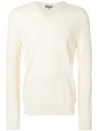 N.peal V-neck Sweater - Yellow & Orange
