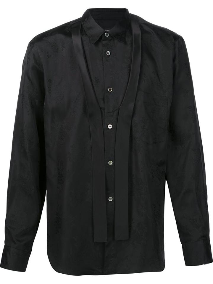 Comme Des Garçons Homme Plus Formal Shirt, Men's, Size: Medium, Black, Cupro
