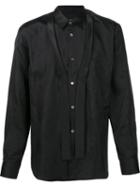 Comme Des Garçons Homme Plus Formal Shirt, Men's, Size: Medium, Black, Cupro