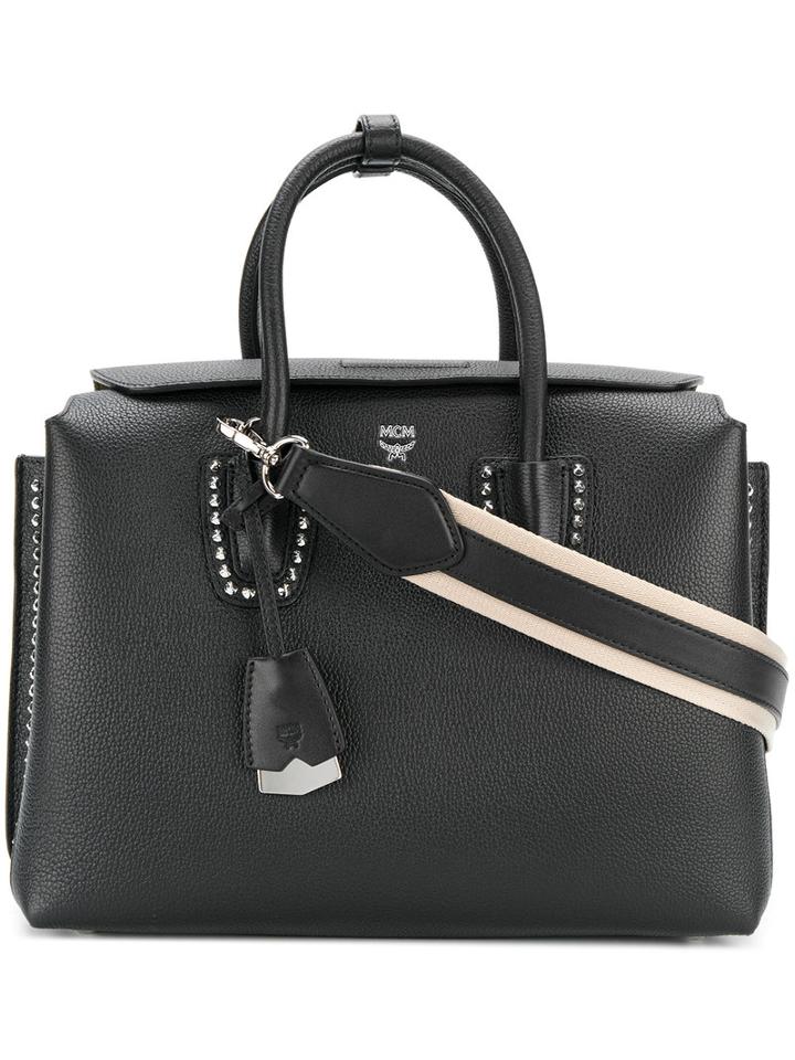 Mcm - Classic Mini Tote - Women - Leather - One Size, Black, Leather