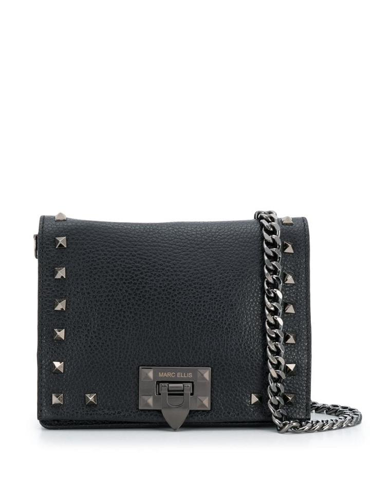 Marc Ellis Studded Cross-body Bag - Black