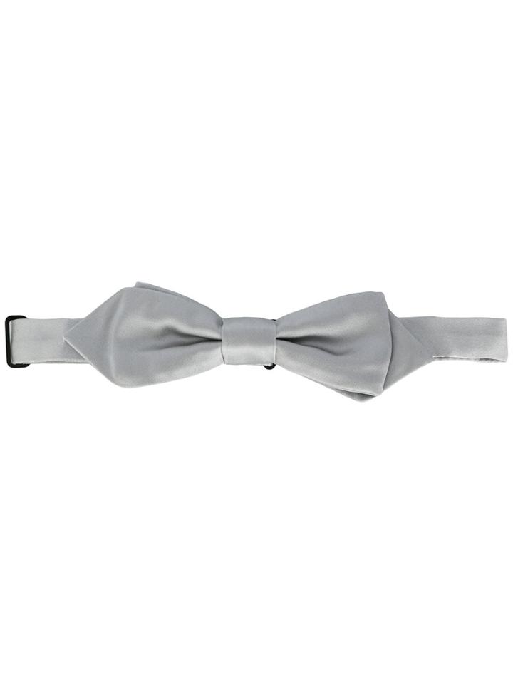 Dolce & Gabbana Metallic Bow Tie - Grey